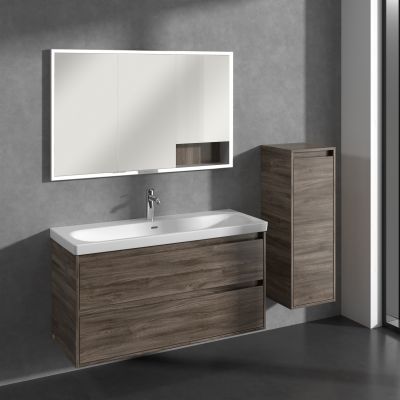 Villeroy & Boch Skyla szafka 35x34,9x100 cm boczna wisząca prawa Stone Oak C80201RK