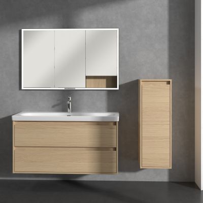 Villeroy & Boch Skyla szafka 35x34,9x100 cm boczna wisząca prawa Nordic Oak C80201VJ