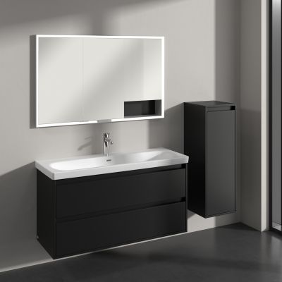 Villeroy & Boch Skyla szafka 35x34,9x100 cm boczna wisząca prawa Graphite C80201VR