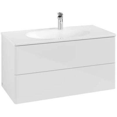 Villeroy & Boch Antao szafka 98,8x49,6x50,4 cm podumywalkowa wisząca biała K05000GF