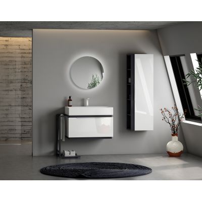 Venti Koło Led lustro 50x50 cm okrągłe z oświetleniem