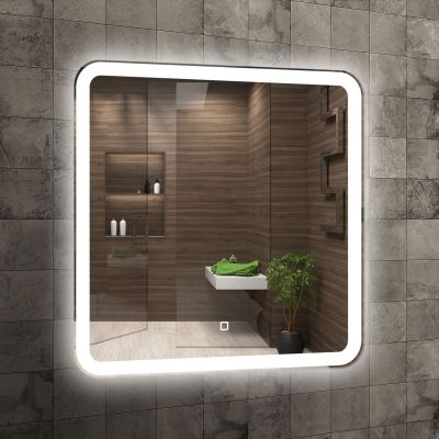 Venti Prima lustro 60x60 cm kwadratowe z oświetleniem