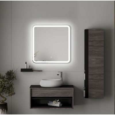 Venti Prima lustro 60x60 cm kwadratowe z oświetleniem