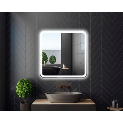 Venti Prima lustro 60x60 cm kwadratowe z oświetleniem