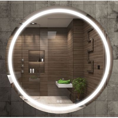 Venti Faro lustro 60 cm okrągłe z oświetleniem z matą grzewczą