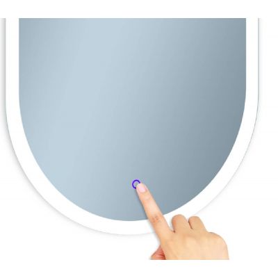 Venti Elipson lustro 45x105 cm owalne z oświetleniem