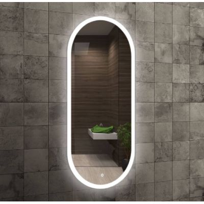 Venti Elipson lustro 45x105 cm owalne z oświetleniem
