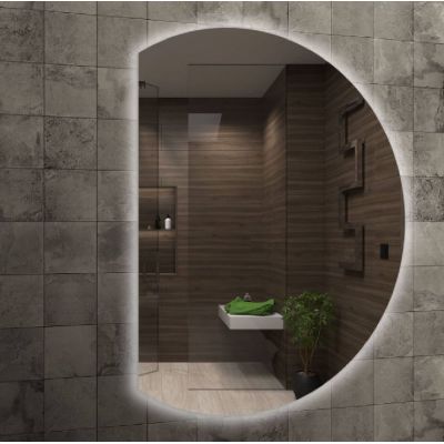 Venti Moon lustro 65x90 cm z oświetleniem