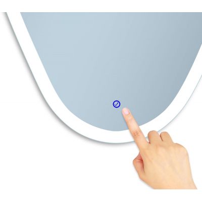 Venti Impala lustro 69x96 cm z oświetleniem