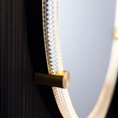 Zuma Line lustro 60x60 cm okrągłe z oświetleniem transparentne 003064-030713