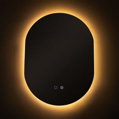 Zuma Line lustro 50x70 cm owalne z oświetleniem z matą grzewczą 003064-030823