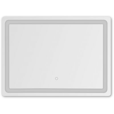 Zuma Line lustro 70x50 cm prostokątne z oświetleniem transparentne 003064-030824