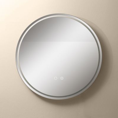 Zuma Line lustro 60x60 cm okrągłe z oświetleniem z matą grzewczą 003064-030825