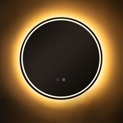 Zuma Line lustro 60x60 cm okrągłe z oświetleniem z matą grzewczą 003064-030825