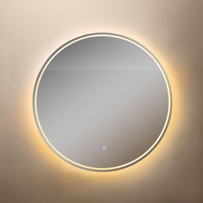 Zuma Line lustro 80x80 cm okrągłe z oświetleniem z matą grzewczą 003064-030826