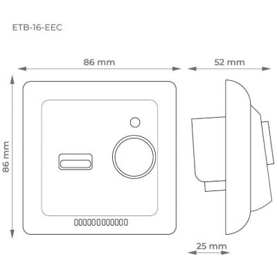 Electrolux termoregulator ETB-16-EEC