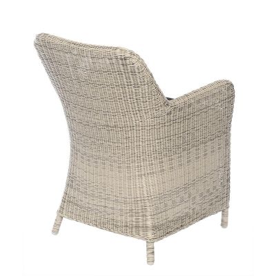 Miloo Home Marina fotel ogrodowy obiadowy ekorattan beżowy ML5660