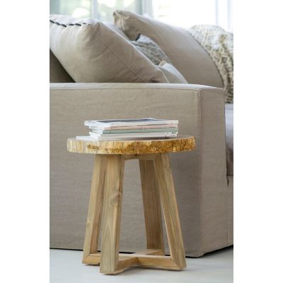 Miloo Home Nobo stolik boczny drewno teak ML5897