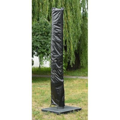 Miloo Home Kos parasol ogrodowy 3x3 m boczny aluminium szary ML9190