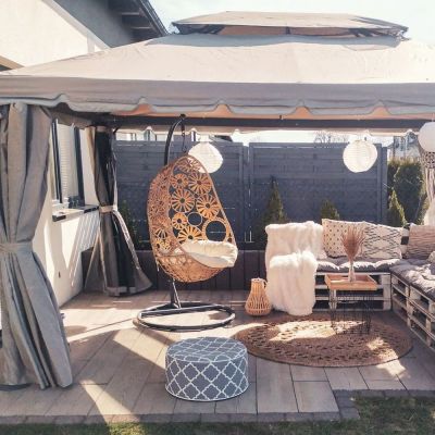 Mirpol Capri pawilon ogrodowy 3x3 m szary