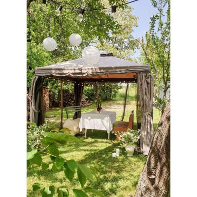 Mirpol Capri pawilon ogrodowy 3x3 m szary