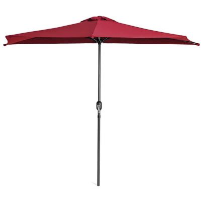 Mirpol Falkon parasol ogrodowy 2,7 m połówka czerwony