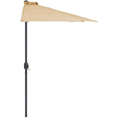 Mirpol Falkon parasol ogrodowy 2,7 m połówka brązowy