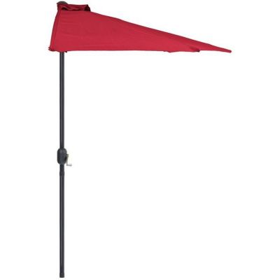 Mirpol Falkon parasol ogrodowy 2,7 m połówka fuksja