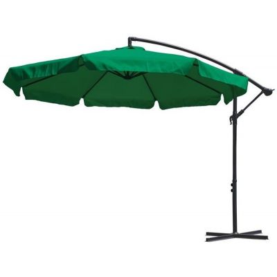Mirpol Czapla parasol ogrodowy 3 m boczny zielony