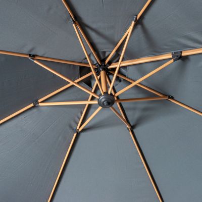 Mirpol Roma parasol ogrodowy 3 m antracyt ROMASANTRACYT