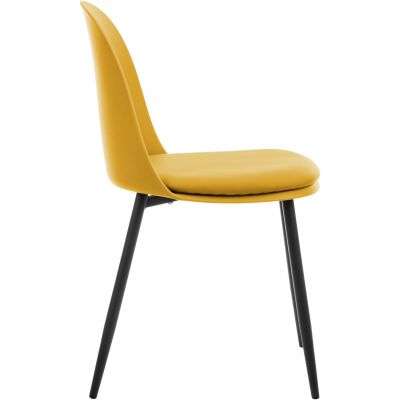 Mirpol Adele krzesło 4 szt zestaw żółte (SL-7022DŻÓŁTE)