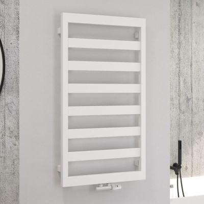Oltens Benk grzejnik łazienkowy drabinkowy 91x50 cm biały 55004000