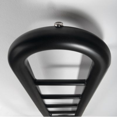 Sapho Horizon grzejnik łazienkowy 33x150 cm czarny mat IR195