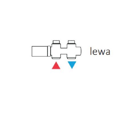 Terma Integra Duo All in One zestaw zintegrowany termostatyczny lewy Metallic Black TGETIDUOLKMBC