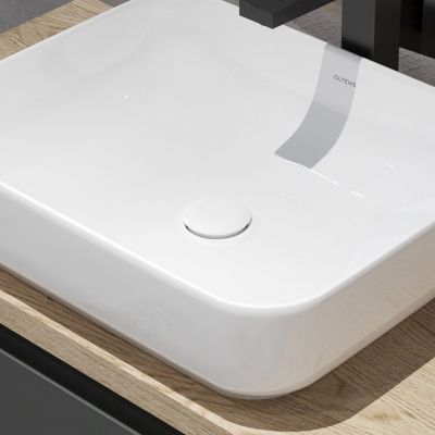 Oltens Halsa korek do umywalki biały 05102000