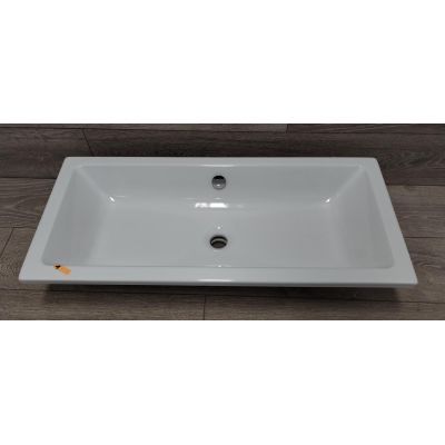 Outlet - Catalano Zero umywalka 80x37 cm prostokątna wpuszczana-podblatowa biała 0124810001