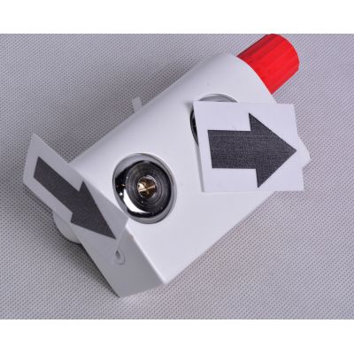 Outlet - Danfoss VHX-D/RAX zawór kątowy do grzejników biały 013G4281