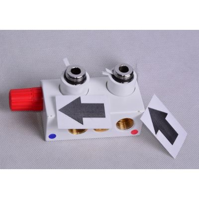 Outlet - Danfoss VHX-D/RAX zawór kątowy do grzejników biały 013G4281