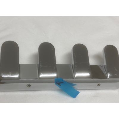 Outlet - Bisk Futura silver wieszak 4-hakowy chrom 02980