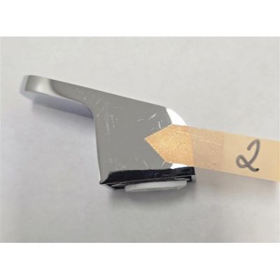 Outlet - Bisk Futura silver wieszak pojedynczy chrom 02992