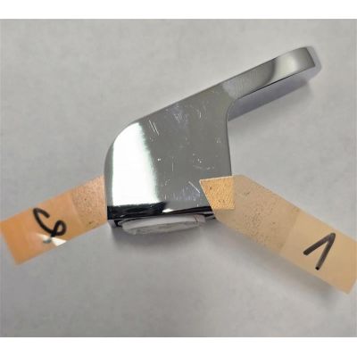 Outlet - Bisk Futura silver wieszak pojedynczy chrom 02992