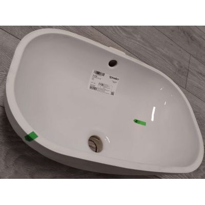 Duravit D-Code umywalka 49,5x29 cm prostokątna biała 0338490000