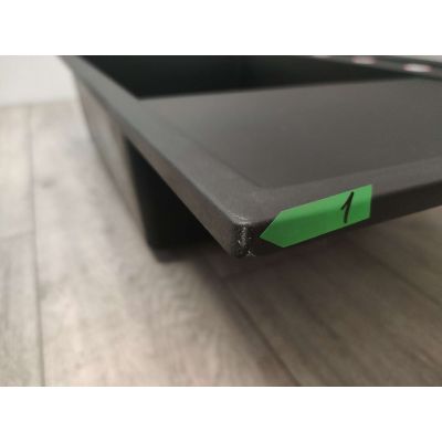 Outlet - Pyramis Camea zlewozmywak z baterią czarny 070168402BE