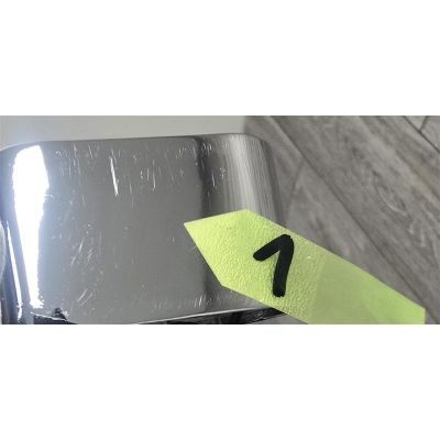 Outlet - Bisk Bergen wieszak pojedynczy chrom/drewno 07062