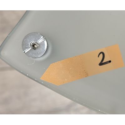 Outlet - Stella Classic półka łazienkowa 35 cm podwójna szkło mat/chrom 07.811