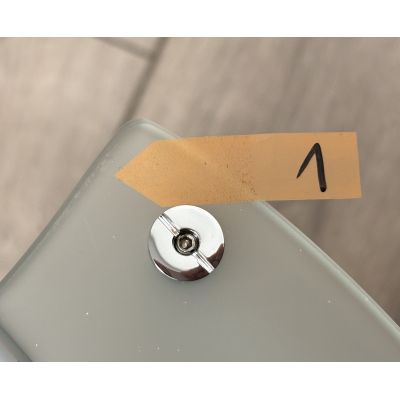 Outlet - Stella Classic półka łazienkowa 35 cm podwójna szkło mat/chrom 07.811