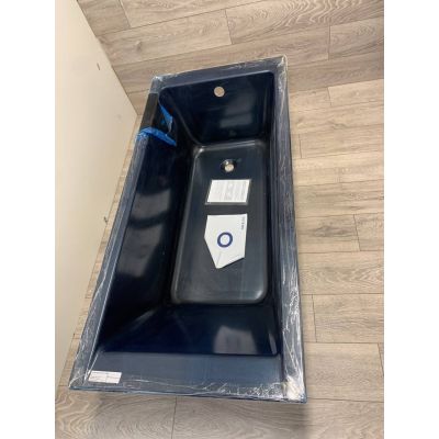 Outlet - Oltens Langfoss wanna prostokątna 150x70 akrylowa czarny mat 10002300