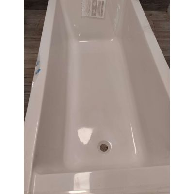 Outlet - Oltens Langfoss wanna prostokątna 170x75 cm akrylowa biały połysk 10005000