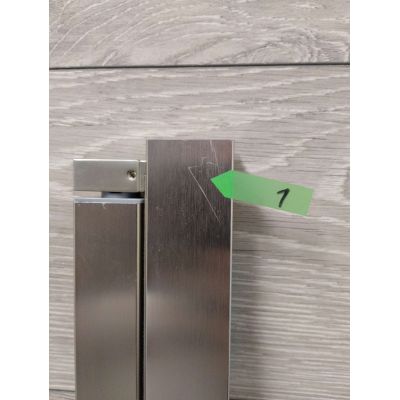 Outlet - Radaway Nes Brushed Nickiel PND I parawan nawannowy 100 cm 2-częściowy nikiel szczotkowany/szkło przezroczyste 10010100-91-01R