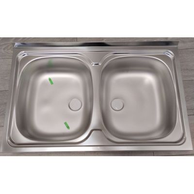 Outlet - Pyramis Intl zlewozmywak stalowy 80x50 cm 100117601